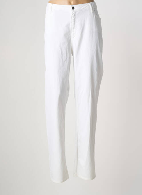 Pantalon slim elasticitate mărime normală bej GUY DUBOUIS femme