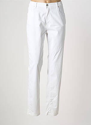 Blugi cu croială dreaptă alb GUY DUBOUIS femeie