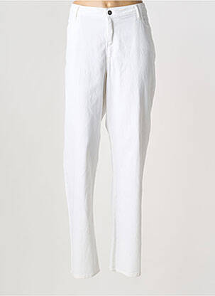 Pantalon drept alb LISA CHESNAY femeie
