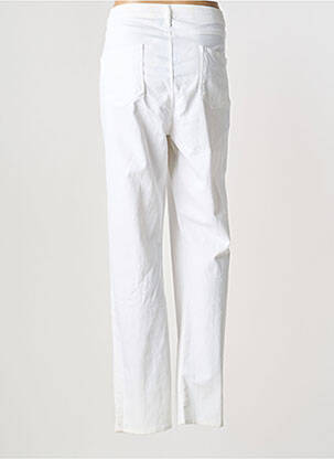 Pantalon drept elasticitate mărime normală alb LISA CHESNAY femeie