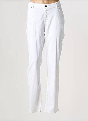 Pantalon drept elasticitate mărime normală alb MERI & ESCA femeie