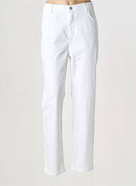 Pantalon drept elasticitate mărime normală alb FRED SABATIER femme