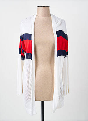 Vestă cu mâneci lungi alb MERI & ESCA femeie