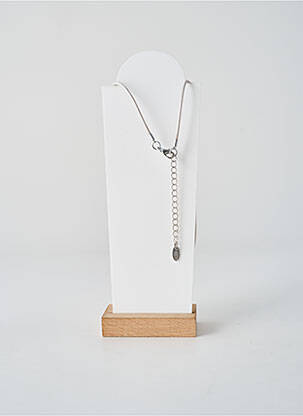 Colier materiale metalice argintiu ALEX ARTE femeie
