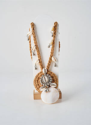 Colier ornament charmă / pandantiv maro MI MARIA MORENA femme