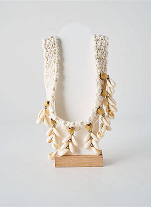 Colier ornament charmă / pandantiv alb MI MARIA MORENA femme