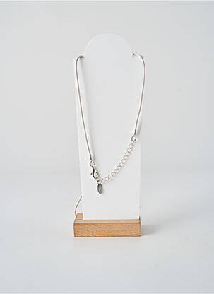 Colier materiale metalice argintiu ALEX ARTE femeie