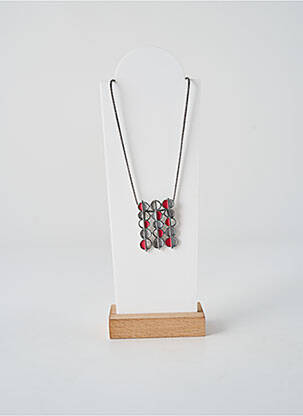 Colier materiale metalice argintiu ALEX ARTE femeie