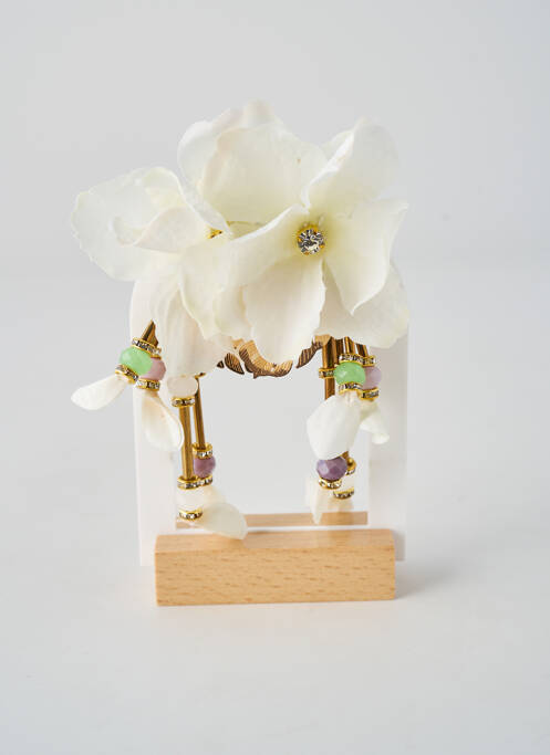 Cercei materiale placate cu aur alb MI MARIA MORENA femme