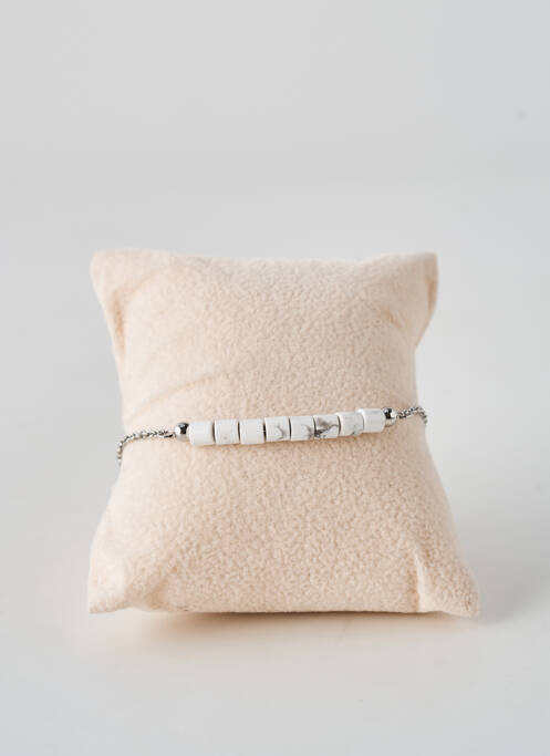 Brățară închidere cu închizătoare carabină argintiu ELUE PAR NOUS femme