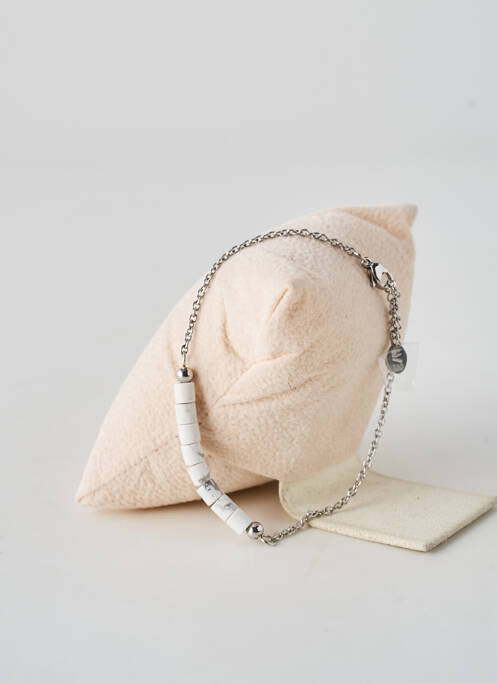 Brățară închidere cu închizătoare carabină argintiu ELUE PAR NOUS femme