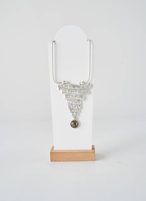 Colier materiale metalice argintiu ALEX ARTE femme