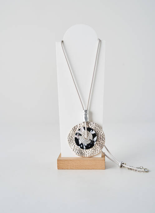 Colier materiale metalice argintiu ALEX ARTE femme