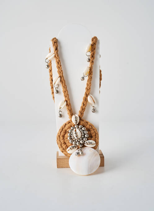 Colier ornament charmă / pandantiv maro MI MARIA MORENA femme