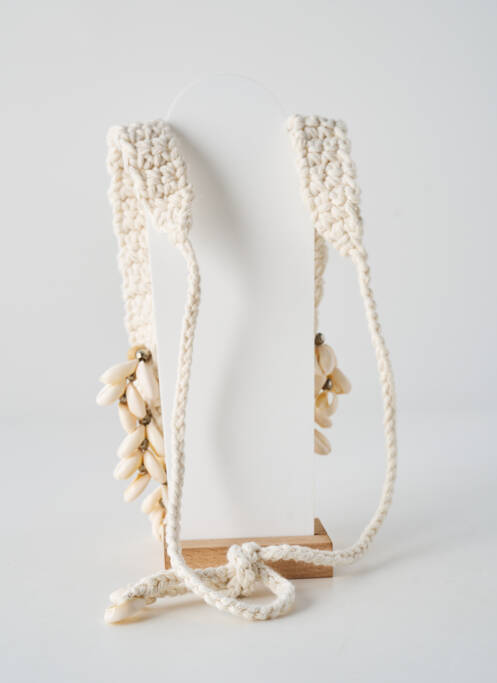 Colier ornament charmă / pandantiv alb MI MARIA MORENA femme