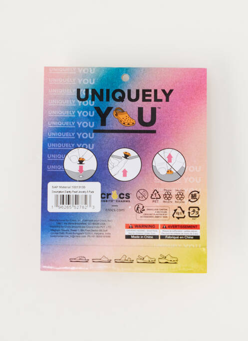 Accesoriu pentru încălțăminte toc plat până la 3 cm bej CROCS femme