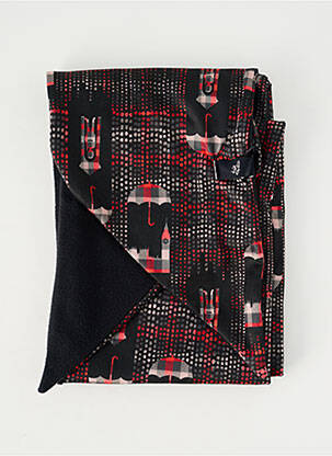 Eșarfă efect material satinat negru FST HANDWEAR femme