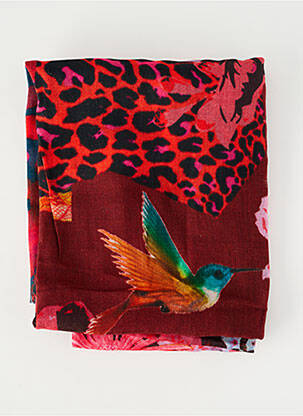 Eșarfă țesătură poplin roșu FST HANDWEAR femme