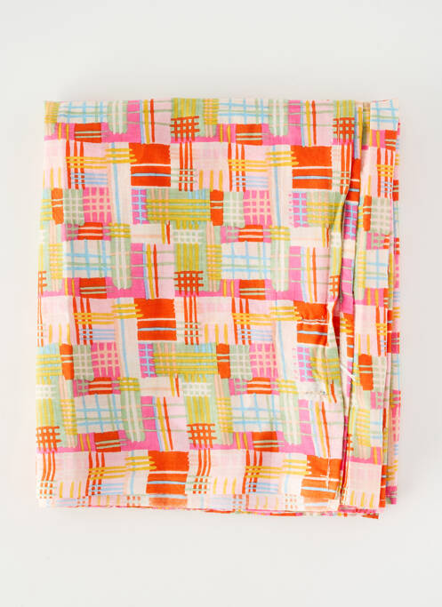 Eșarfă țesătură poplin roz KALI YOG femme