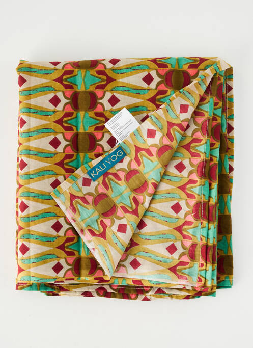 Eșarfă țesătură poplin verde KALI YOG femme