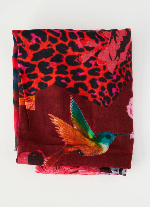 Eșarfă țesătură poplin roșu FST HANDWEAR femme