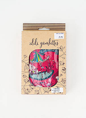 Colanți roz LILI GAMBETTES femeie