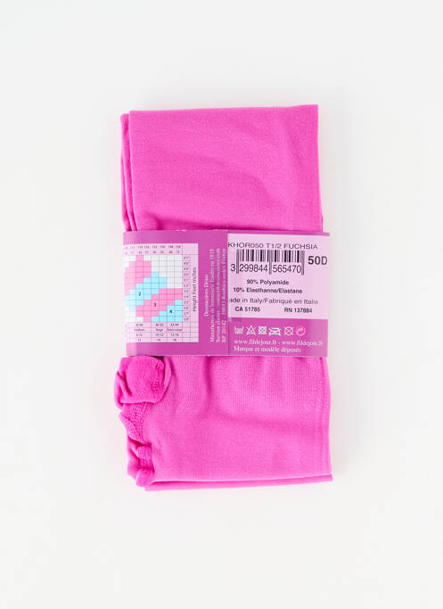 Colanți roz FIL DE JOUR femeie