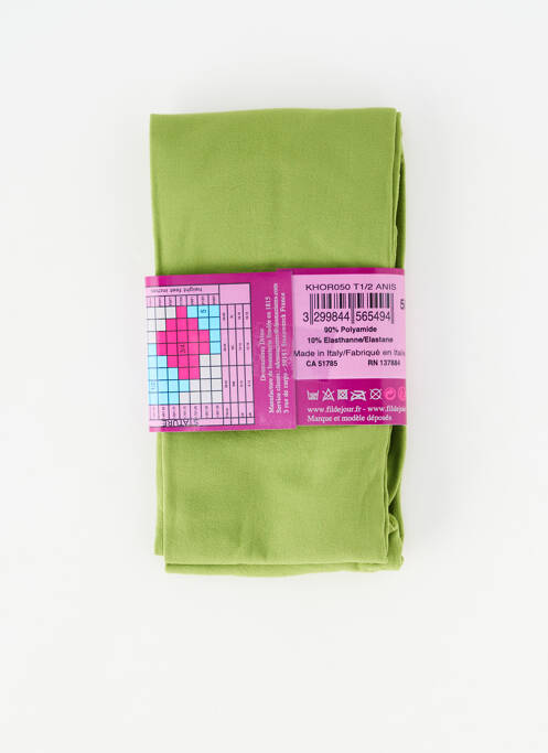 Colanți verde FIL DE JOIE femeie