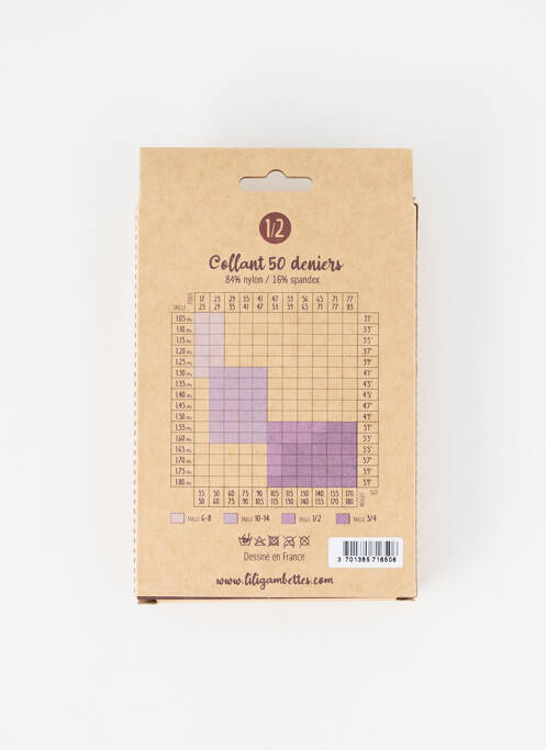 Colanți albastru LILI GAMBETTES femeie