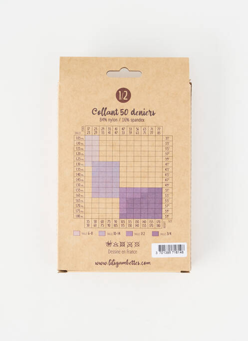 Colanți gri LILI GAMBETTES femeie