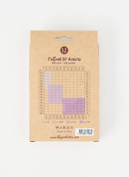 Colanți roșu LILI GAMBETTES femeie