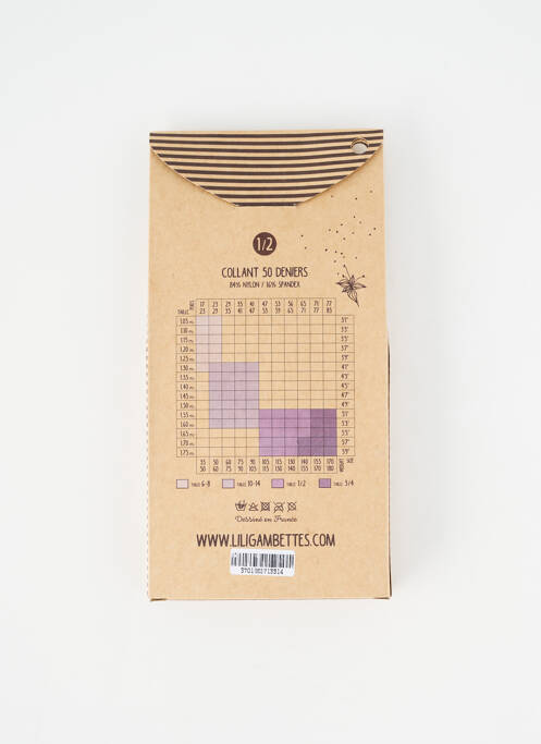 Colanți albastru LILI GAMBETTES femeie