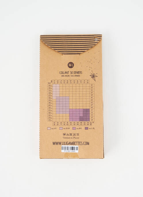 Colanți albastru LILI GAMBETTES femeie