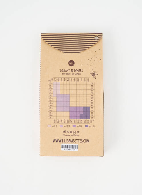 Colanți albastru LILI GAMBETTES femeie