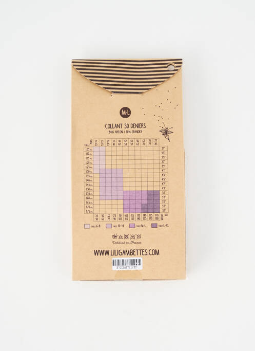 Colanți roșu LILI GAMBETTES femeie