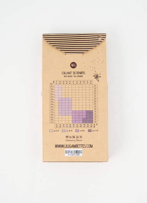 Colanți albastru LILI GAMBETTES femeie