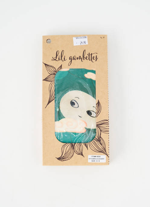 Colanți verde LILI GAMBETTES femeie