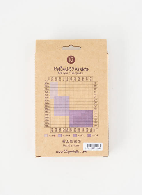 Colanți negru LILI GAMBETTES femeie