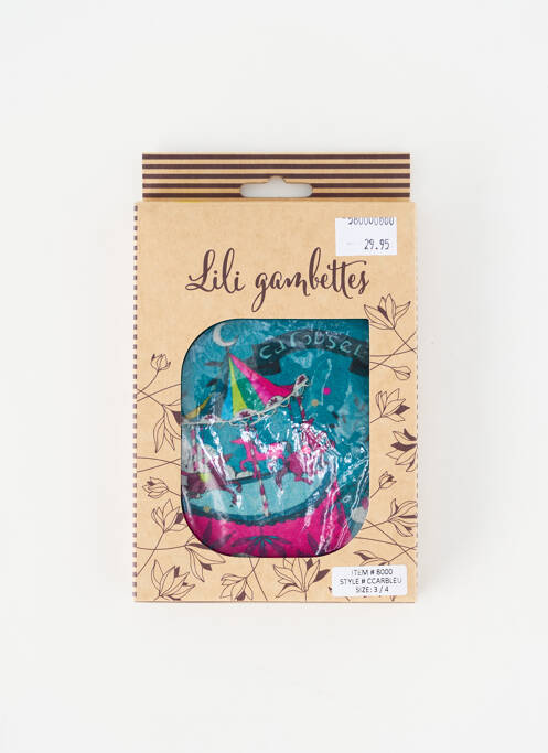 Colanți albastru LILI GAMBETTES femeie