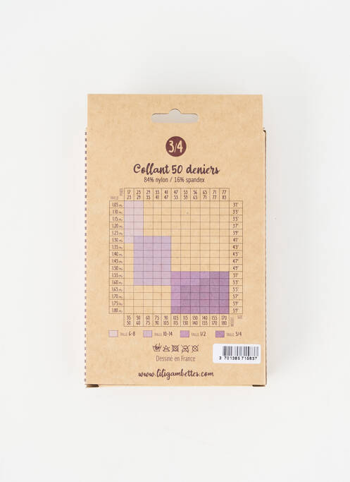 Colanți albastru LILI GAMBETTES femeie