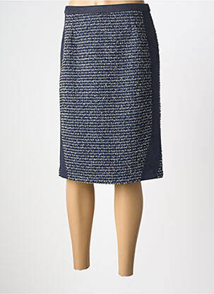 Fustă midi albastru GUY DUBOUIS femeie