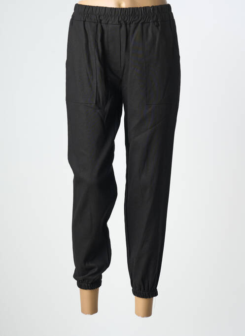Pantalon 7/8 negru COULEURS DU TEMPS femeie