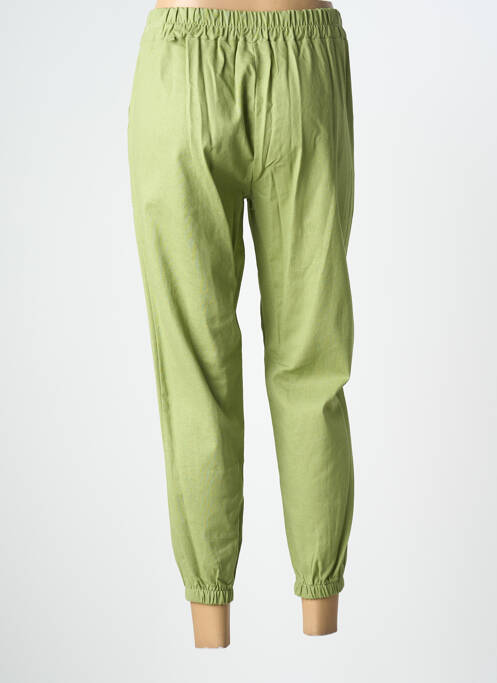 Pantalon 7/8 verde COULEURS DU TEMPS femeie