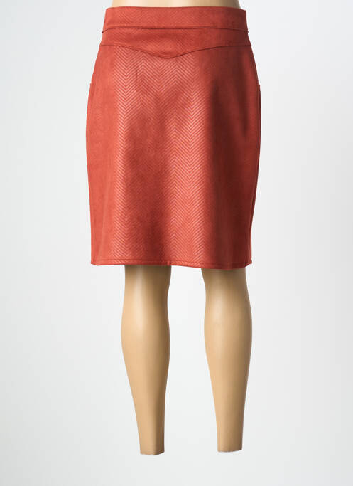 Fustă midi roșu GUY DUBOUIS femeie