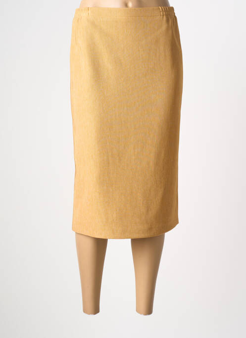 Fustă midi galben GUY DUBOUIS femeie