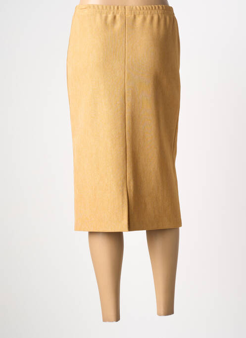 Fustă midi galben GUY DUBOUIS femeie
