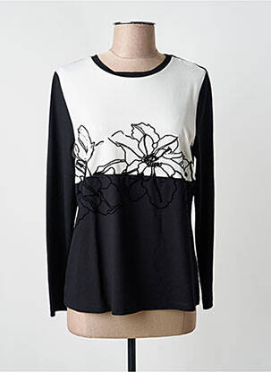 Tricou mâneci lungi mâneci lungi negru GUY DUBOUIS femeie