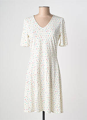 Rochie scurtă mâneci scurte mâneci scurte bej SURKANA femme