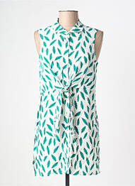 Rochie scurtă fără mâneci fără mâneci verde SURKANA femme