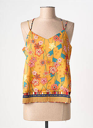 Top galben SURKANA femeie